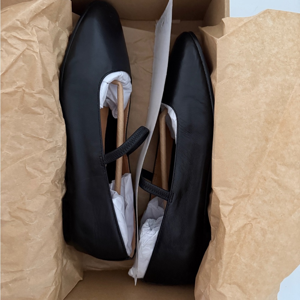 Madewell Black Greta Mary Jane Ballet Flats